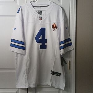 Dak Prescott Cowboys Man of the Year onfield Engineered Jersey Sz XXXL NWT